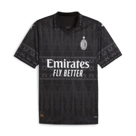 AC Milan X Pleasures black jersey