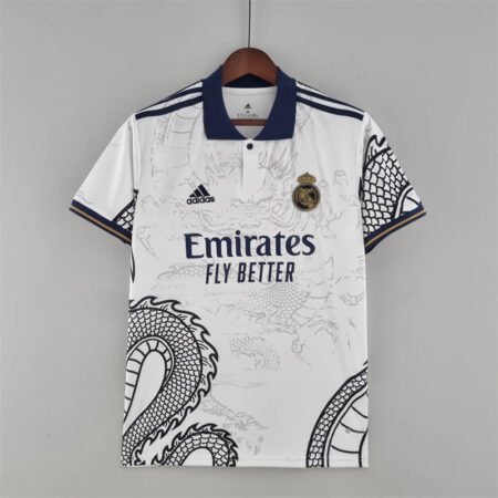 Real madrid white dragon jersey23-24