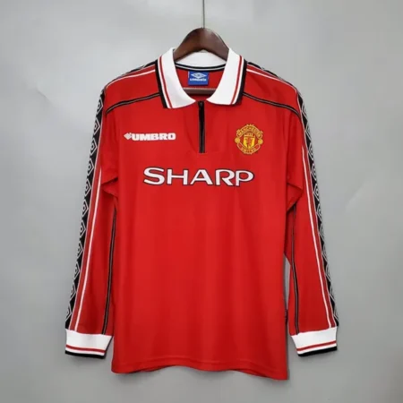 Manchester United 1998 home full sleeve Retro jersey