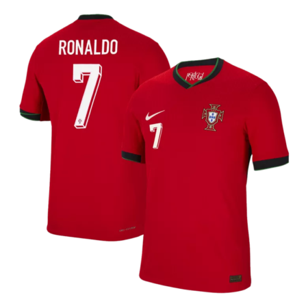 Portugal home Ronaldo 7 euro jersey